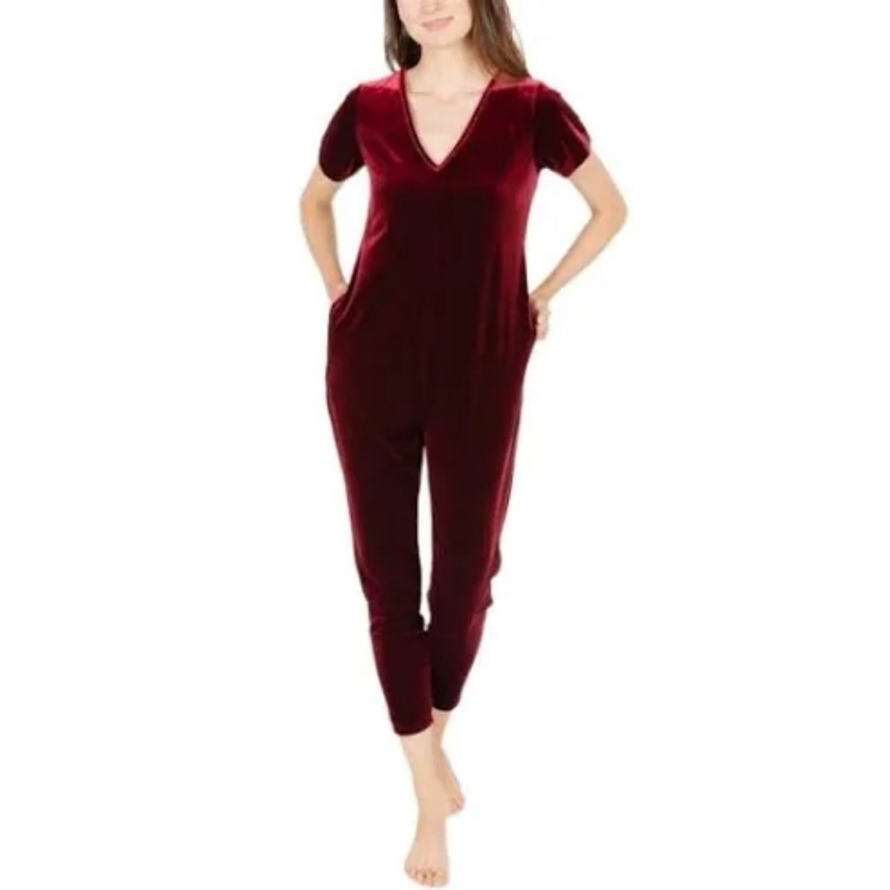 Smash & Tess Saturday velvet romper size S
